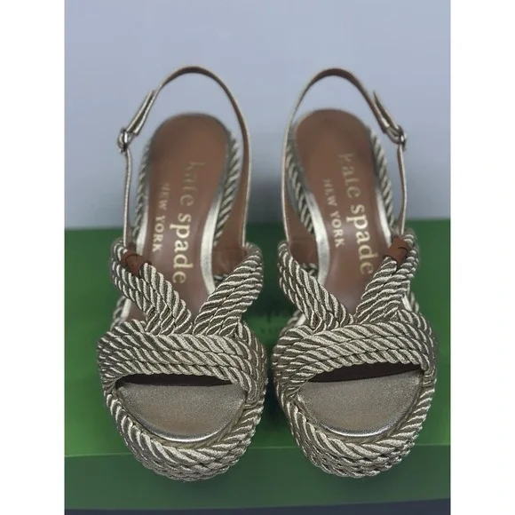 Kate Spade New York Women's Tahiti Slip on Slingback Sandals, Yellow Size 6B - Picture 5 of 14